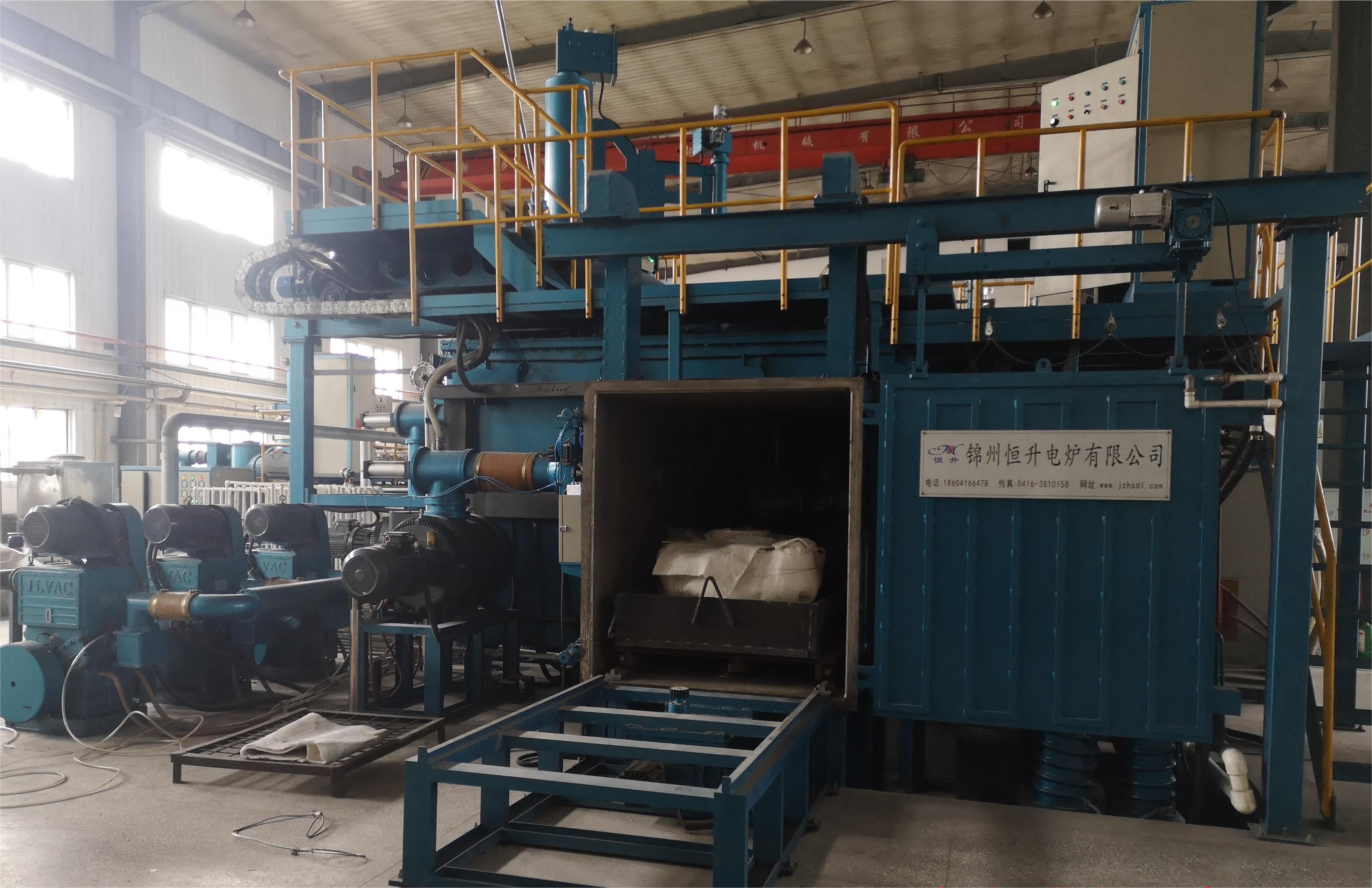 三室真空感應爐600kg